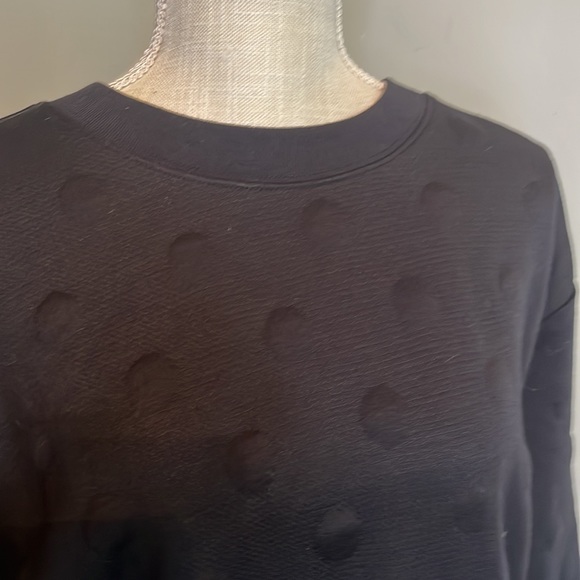 JOY LAB RAISED DOT SWEATSHIRT - Picture 2 of 7